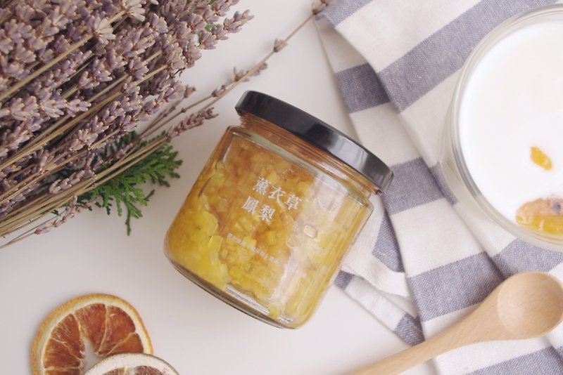 Lavender Pineapple Jam 220ml - Jams & Spreads - Fresh Ingredients Yellow