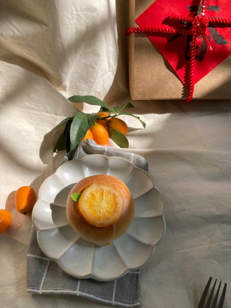 橙意滿滿 大發禮盒 8入裝手工貝果 - 麵包/吐司 - 其他材質 紅色