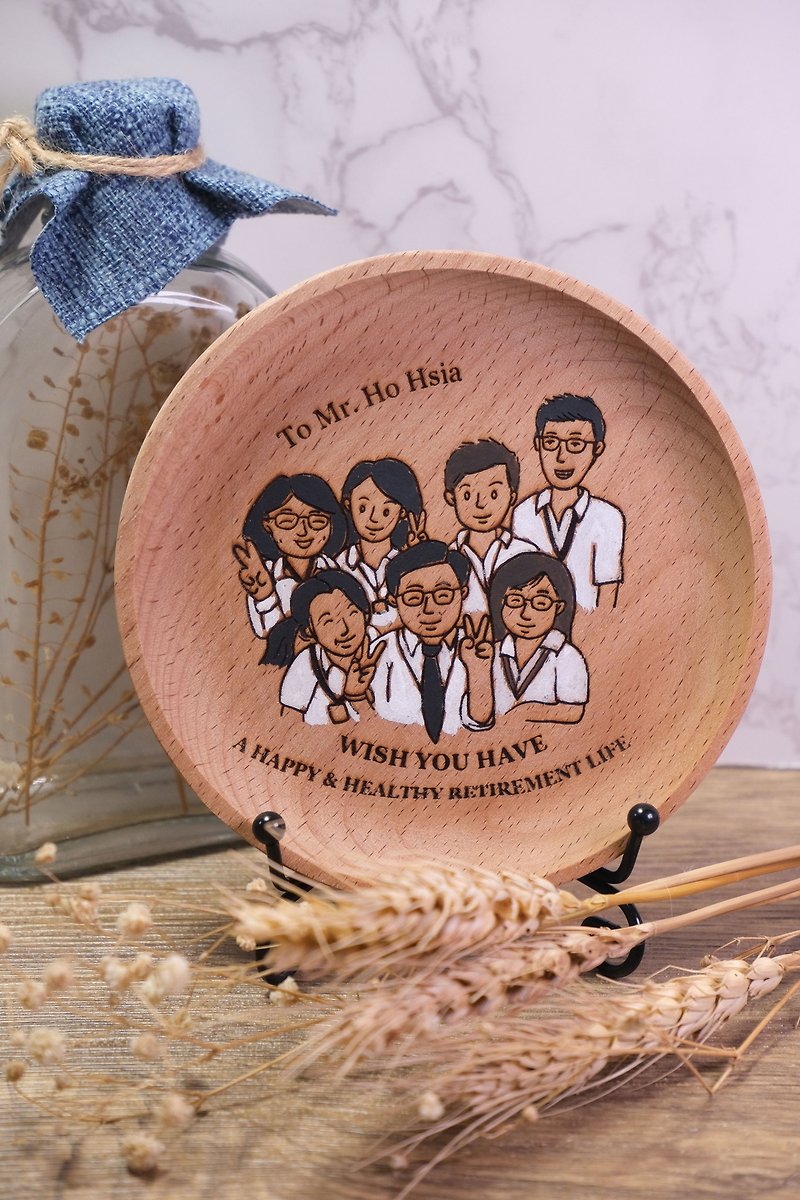 Customized Word of Things Small Wooden Plate - Custom Edition for Good Friends (There are only special discounts for many of the same models) All walks of life articles - Items for Display - Wood 