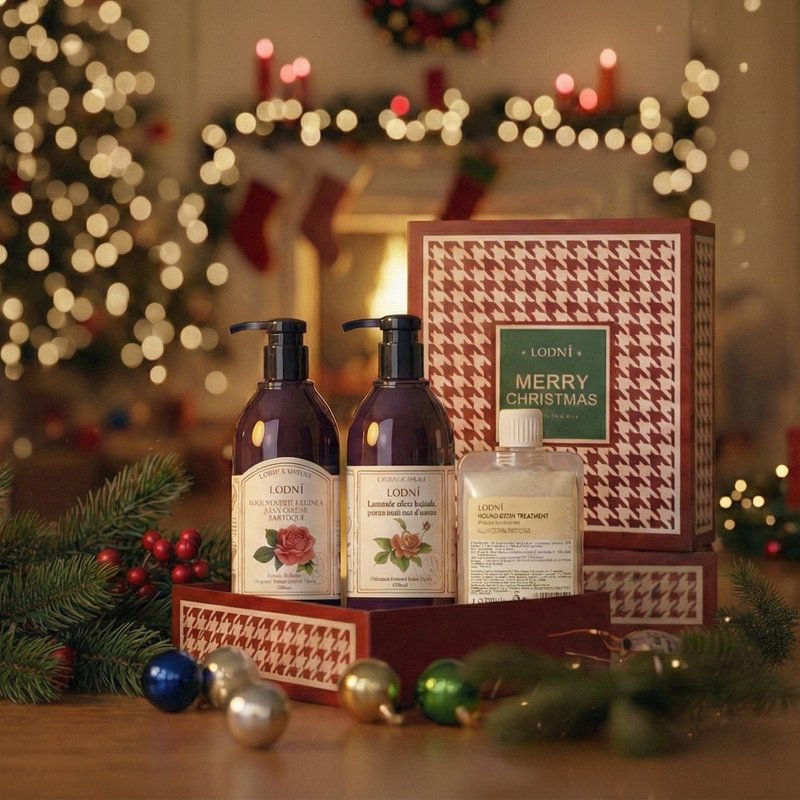 玫瑰浪漫雪夜禮盒 - 洗髮精/餅/皂 - 塑膠 