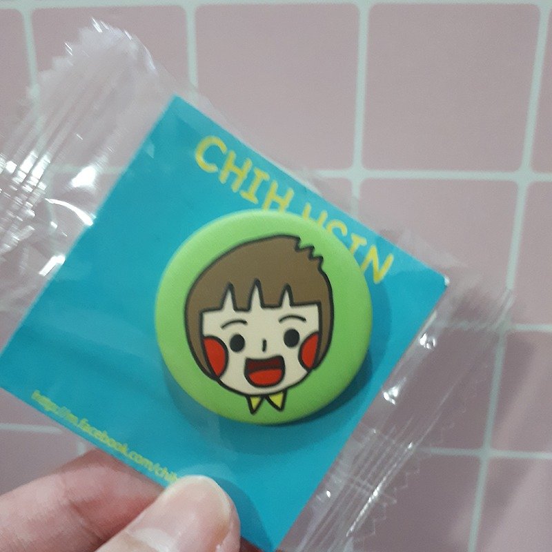【CHIHHSIN Xiaoning】Little Boy / Crying Face Badge_Buy 3 Get 1 Free Badge in the whole hall - เข็มกลัด/พิน - พลาสติก 