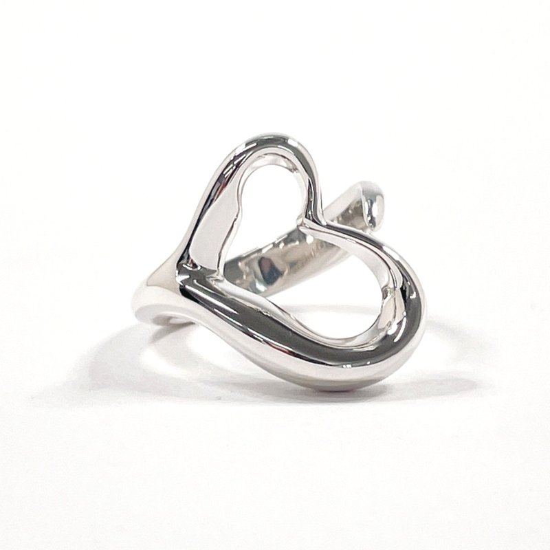 【日本直送 中古美品】8.5号 ティファニー TIFFANY&Co. リング・指輪 オープンハート エルサペレッティ シルバー925 アクセサリー - 戒指 - 純銀 銀色