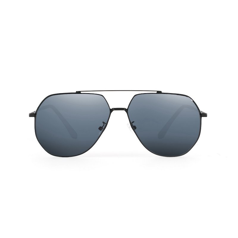 Black thin frame aviator sunglasses - Sunglasses - Other Metals 