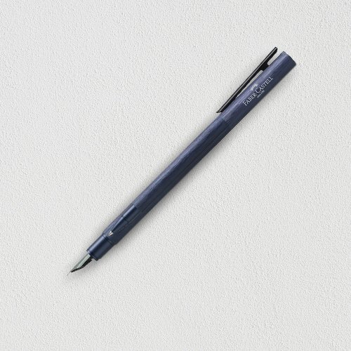 文聚 【Faber-Castell】NEO Slim 深藍 鋼筆-F尖 免費刻字