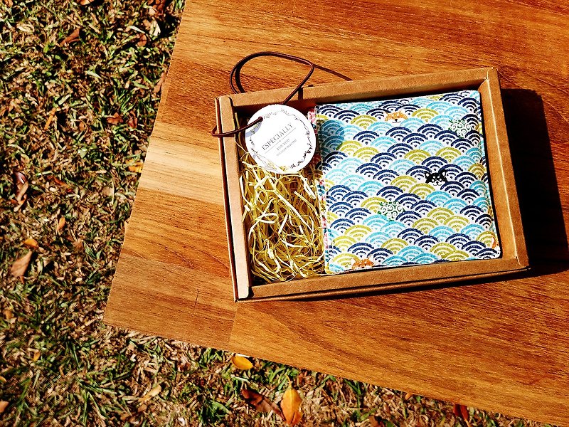 Chai coaster gift box set in the waves - ที่รองแก้ว - ผ้าฝ้าย/ผ้าลินิน หลากหลายสี