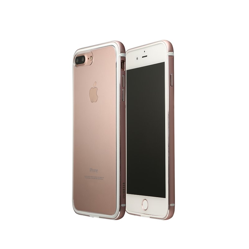 OVERDIGI LimboX iPhone7 / 8Plusデュアルマテリアルアルミニウム合金フレームローズゴールド - その他 - 金属 ピンク