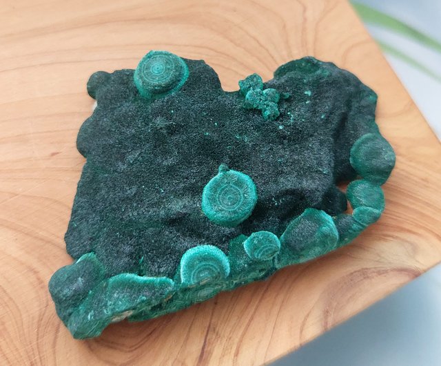 コンゴ産マラカイトベルベット石天然鉱石 - ショップ alice-gems