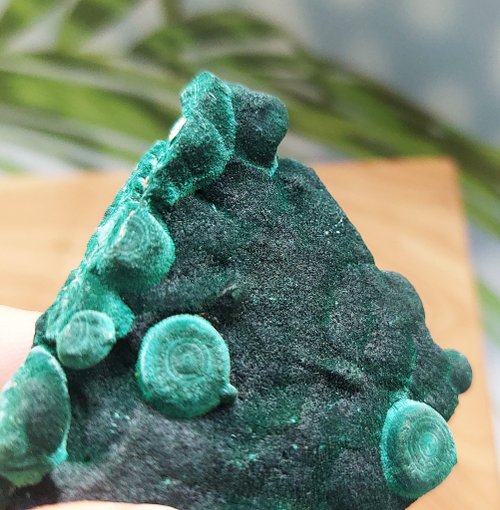 コンゴ産 ベルベットマラカイト原石 特選品】コンゴ産ベルベットマラカイト原石-010水晶クラスター、天然石