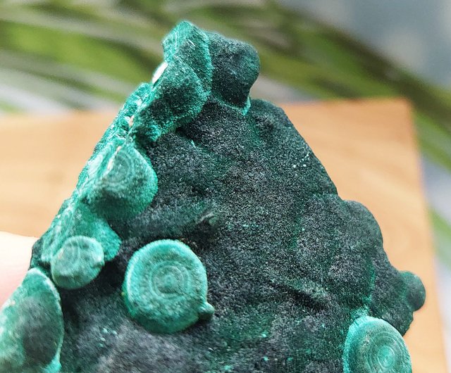 コンゴ産マラカイトベルベット石天然鉱石 - ショップ alice-gems