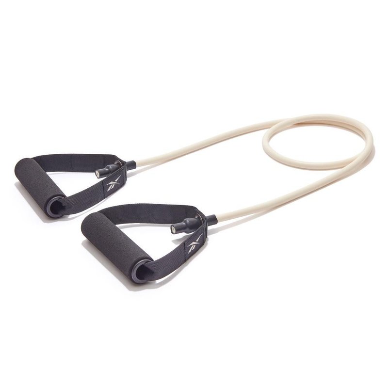 【Reebok】Resistance Tube 阻力訓練拉力繩 - 白色 - Light 5kg - 運動/健身器材 - 塑膠 白色