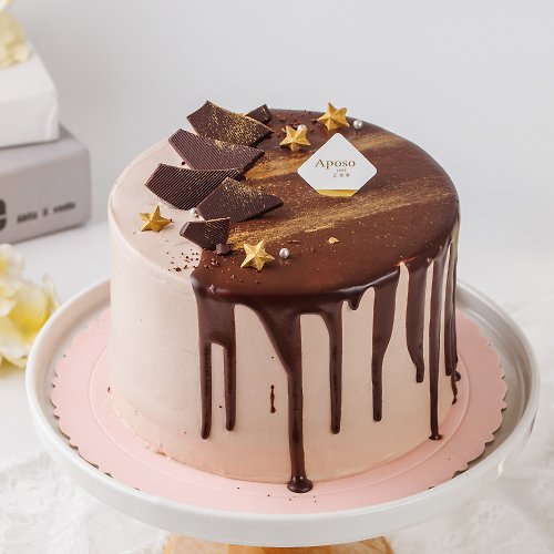 艾波索幸福甜點 艾波索【極光醇黑巧克力6吋】母親節蛋糕推薦