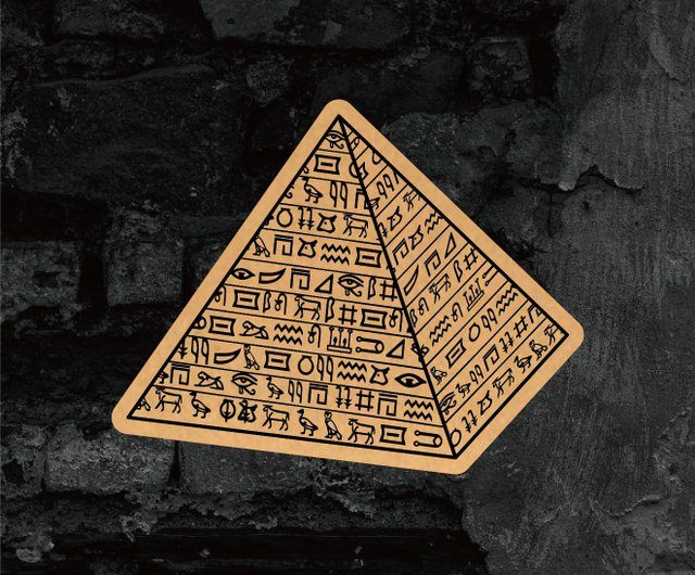 エジプト文明シリーズ/レザーステッカー - ショップ Horus.studio