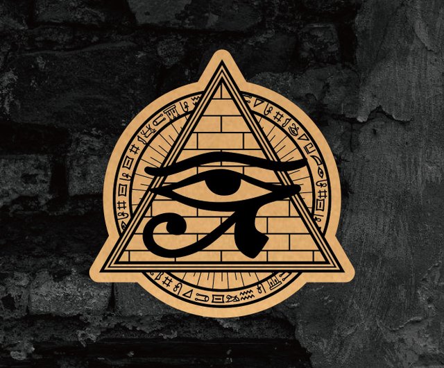 エジプト文明シリーズ/レザーステッカー - ショップ Horus.studio