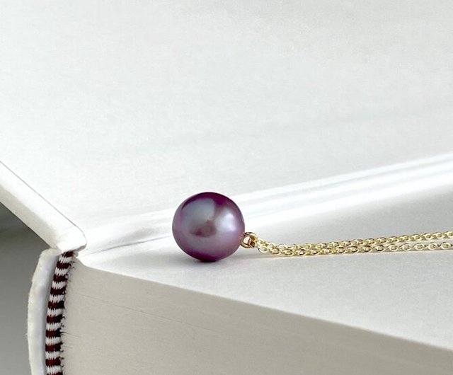 P224 無調色　大粒13.1mm　エジソン　淡水真珠 パープル　ペンダント it-660444b51e0cd-1200.jpg