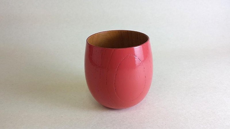欅　たまゆらカップ　ローズ - 咖啡杯/馬克杯 - 木頭 粉紅色