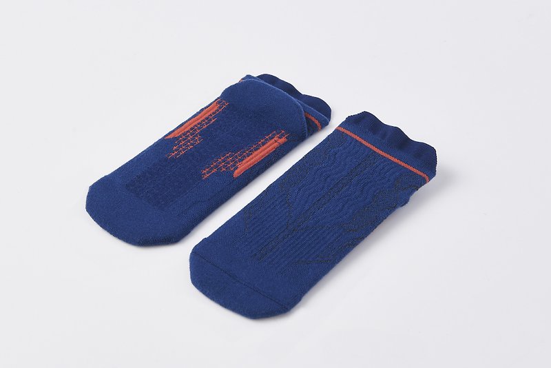 YOSHA ST. 蔚藍 － 休閒短襪 - 襪子 - 棉．麻 藍色