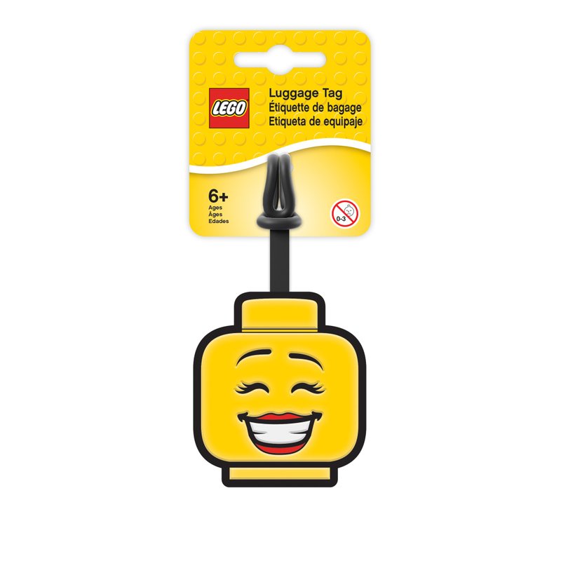 LEGO LEGO character smiling face (female) style hang tag - ป้ายสัมภาระ - วัสดุอื่นๆ 