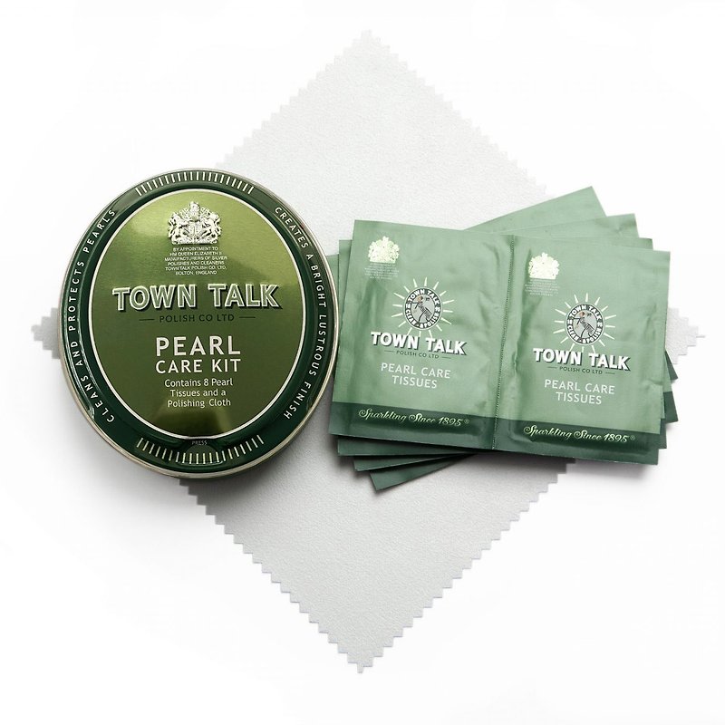 英國 Town Talk 【珍珠保養鐵盒組】 - 其他 - 棉．麻 