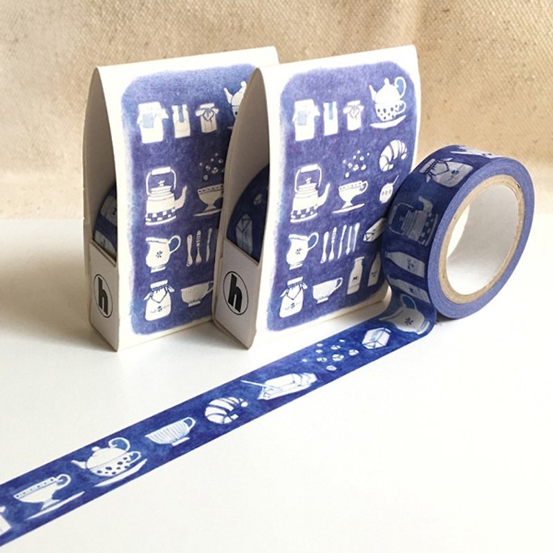 Life-Tea Time3  Washi Tape - มาสกิ้งเทป - กระดาษ 