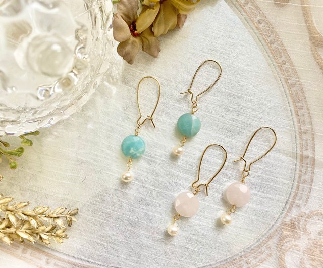 Handmade hot sale gemstone earrings