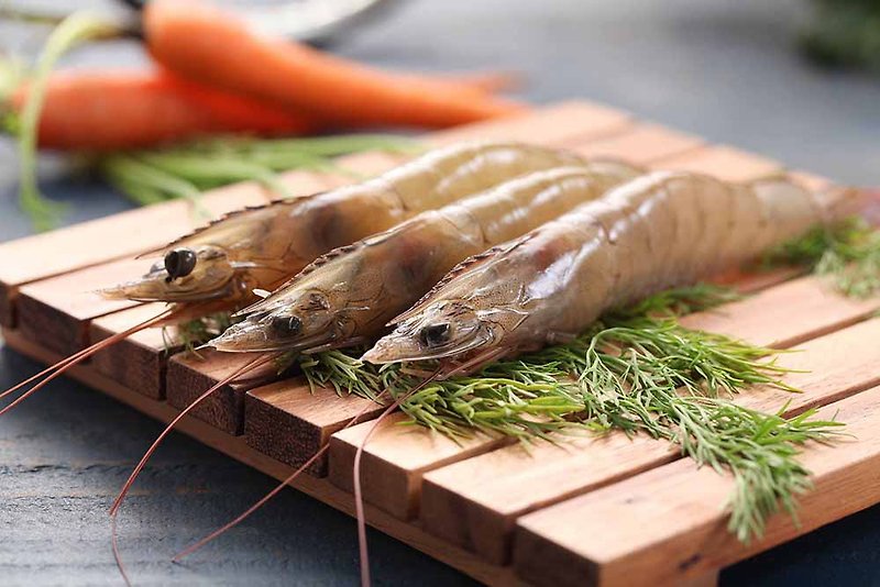 Live Frozen Non-toxic Shrimp (M) 300g+/-10% - อื่นๆ - อาหารสด สีเงิน