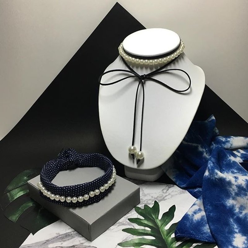 choker - 項鍊 - 其他材質 黑色