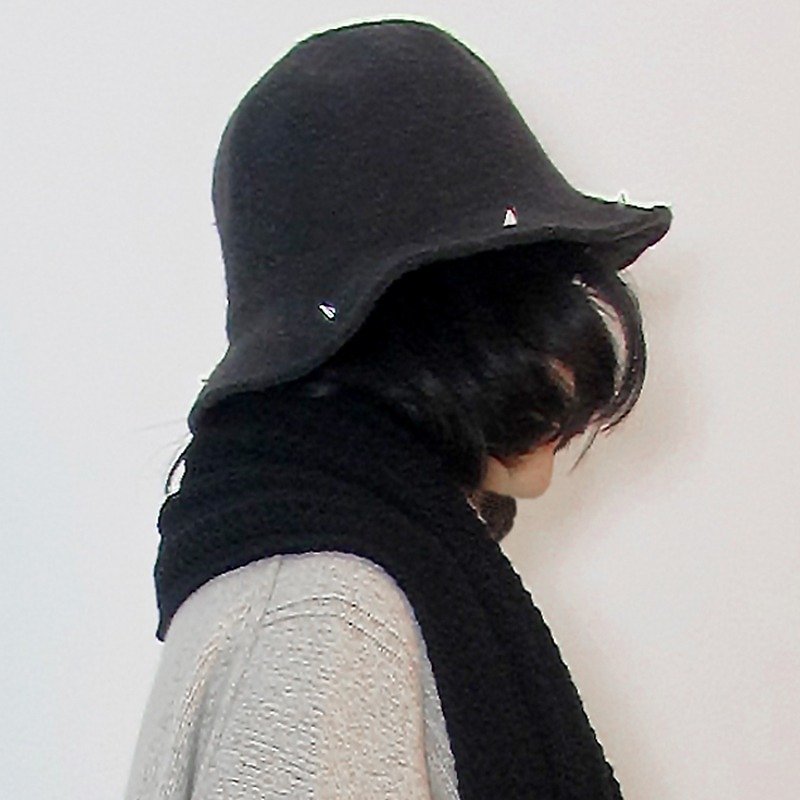 钢牙羊毛帽-[荒腔]独立设计师品牌 - 帽子 - 羊毛 