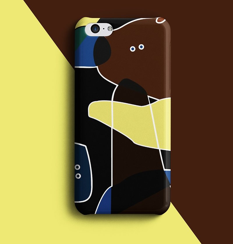 Duck alike dark Phone case - Phone Cases - Plastic Black