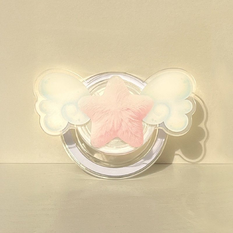 【Winter Package】 Angel Star Pink MagSafe Handgrip - Phone Accessories - Acrylic 