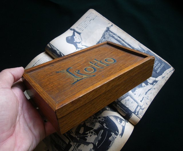 昔]初期のヨーロッパの木箱ボードゲーム - ショップ OLD-TIME