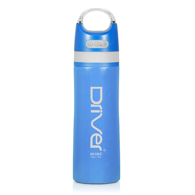 【カスタマイズギフト】ドライバー│防水Bluetoothスピーカー魔法瓶520ml－ブルー - 保温・保冷ボトル - ステンレススチール ブルー