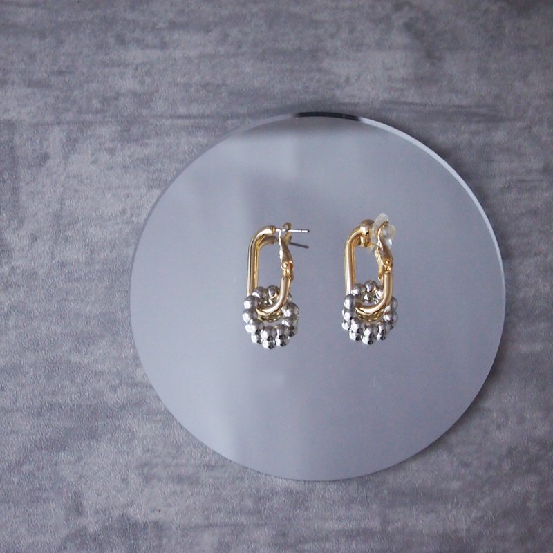 sunny earrings -piercing earrings- - Earrings & Clip-ons - Other Metals Gold