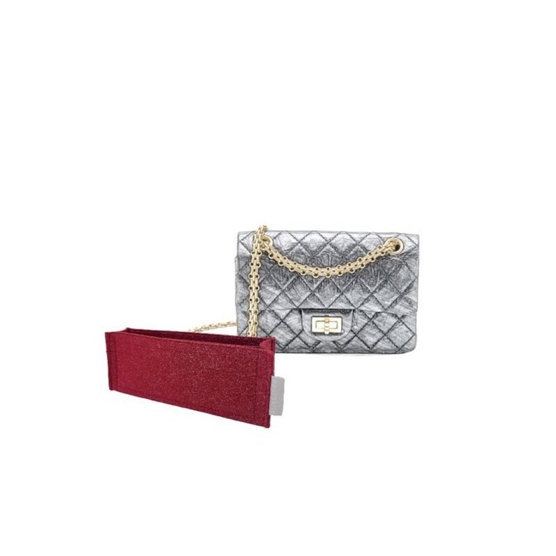 手製內袋 Bag Organizer Chanel 2.55 Reissue 224 Mini 20cm - 化妝包/收納袋 - 其他材質 多色