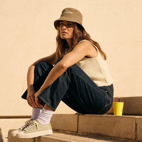 靴 nyantam PALLADIUM ACE CVS ORG ダイヤモンド柄パンケーキシューズ（男女兼用