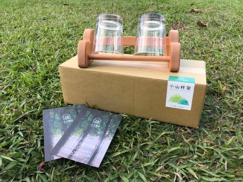 cup holder, (1 set contains 2 pieces) Material made of wood. - Shop  intuchaihouse Plates & Trays - Pinkoi