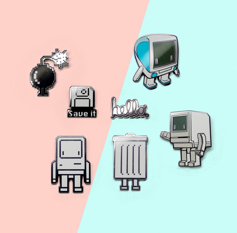 Classicbot 復古胸針套裝 (8折) - 胸針 - 其他金屬 