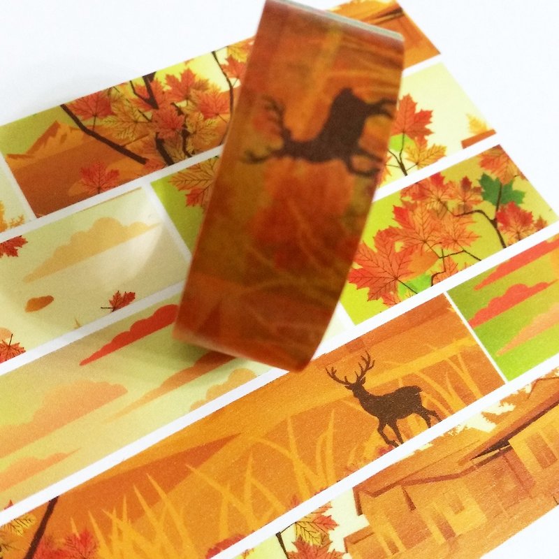 Sample Washi Tape Frosty Leaves - Washi Tape - Paper 
