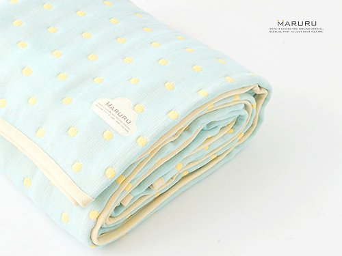 MARURU 日本手作 • 六層紗 日本製六層紗被 大人被 青檸 厚款 XL