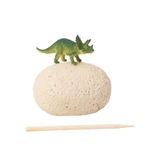 炭草花 ecoey恐龍考古挖掘玩具-恐龍蛋現場版激發探索享受過程挖掘快樂