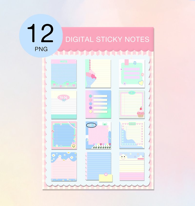 digital sticker note - Other - Other Materials 
