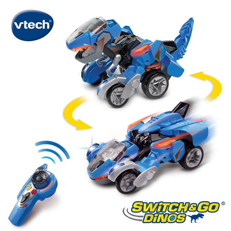 Vtech remote control sound and light transforming dinosaur car-T-Rex-Darcy - Kids' Toys - Plastic 