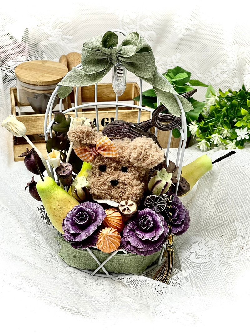 Rabbit Honey Fruit Garden Home Store Decoration Home Decoration Gift Clay - Items for Display - Clay 