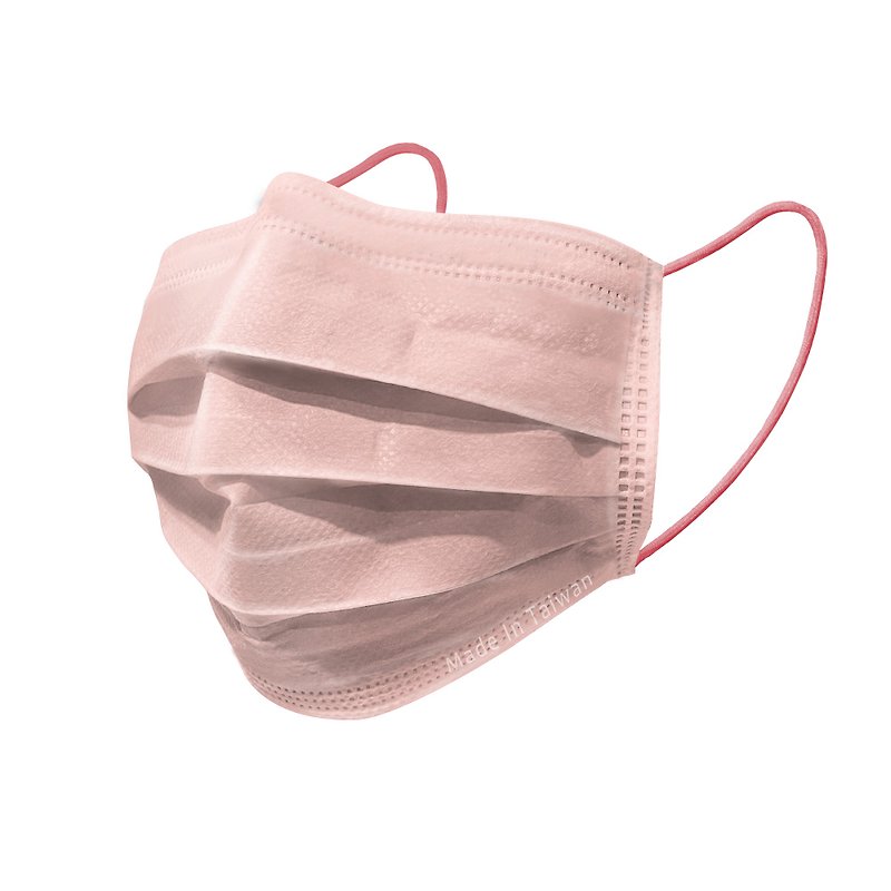 Adult medical mask full version Morandi 30pcs/box Rose Gold - Face Masks - Other Materials Pink
