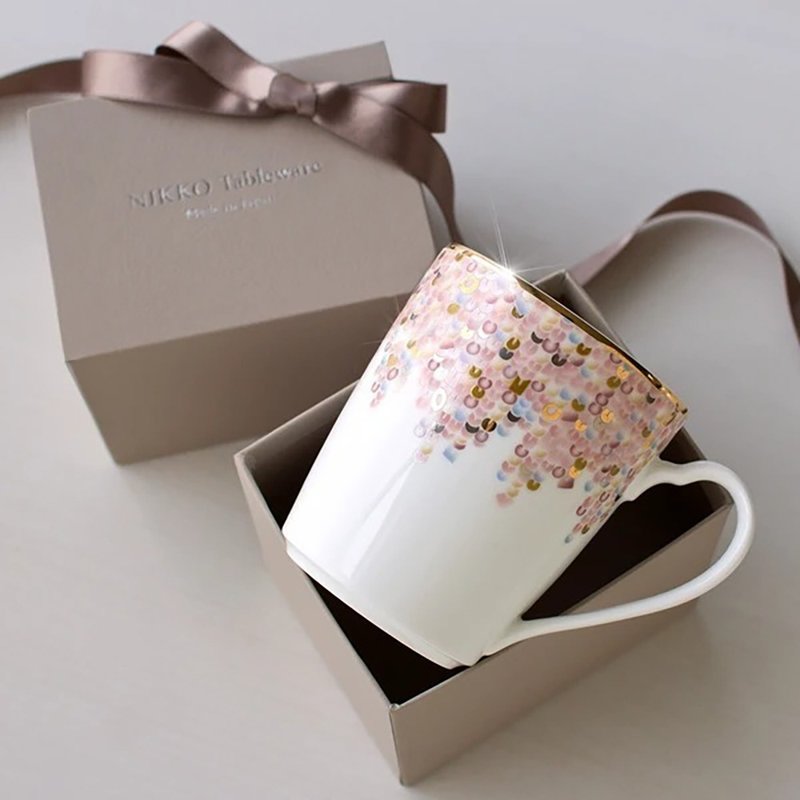 Spangles mug - pink - แก้วมัค/แก้วกาแฟ - วัสดุอื่นๆ สึชมพู