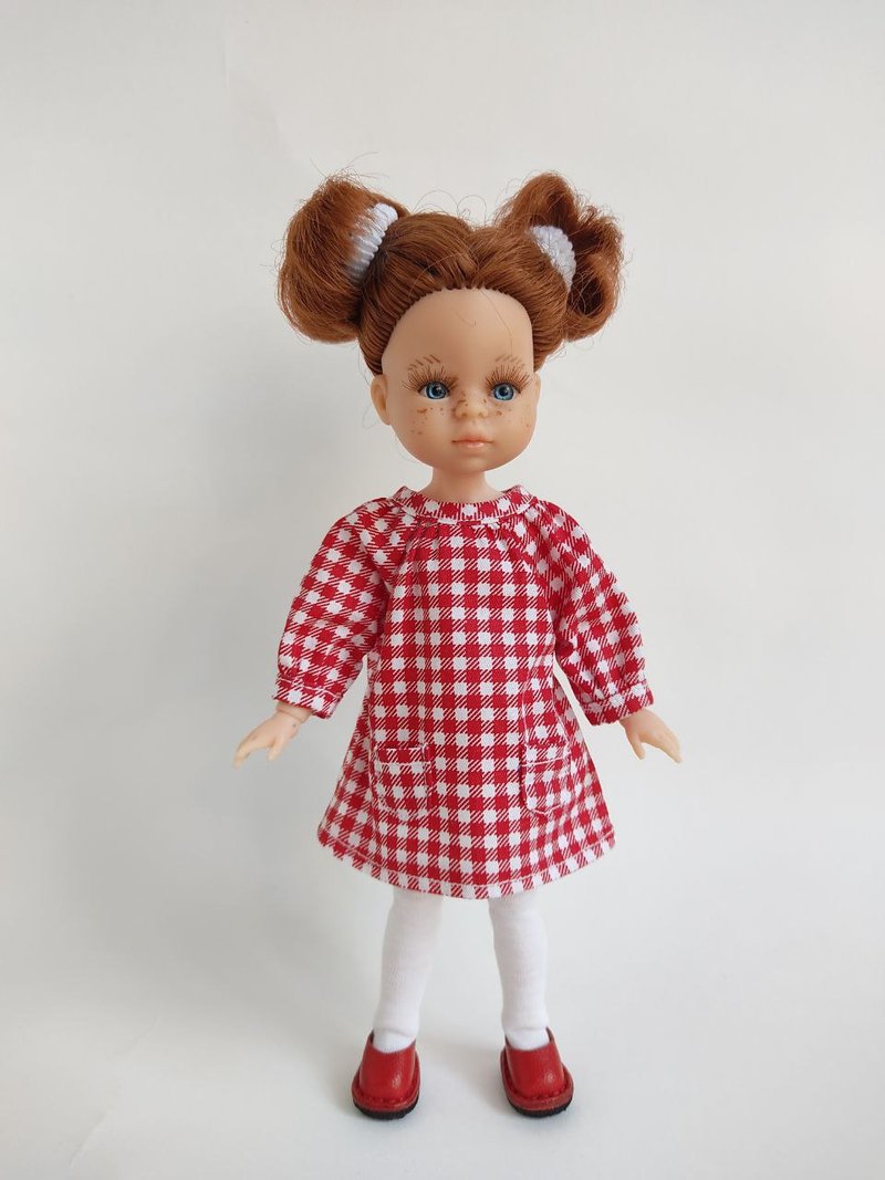 Dress pattern for Mini Paola Reina dolls 21 cm - 手工藝教學/工具書 - 其他材質 
