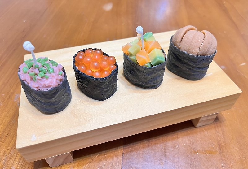 Nuomi 食堂 - 模擬寿司キャンドル - 軍艦ファミリー - キャンドル・燭台 - 蝋 