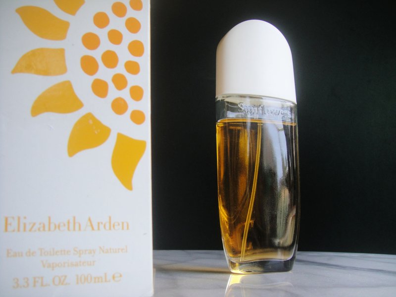 [OLD-TIME] Early second-hand American-made sunflower antique perfume (sold on condition of collection) - ของวางตกแต่ง - วัสดุอื่นๆ 