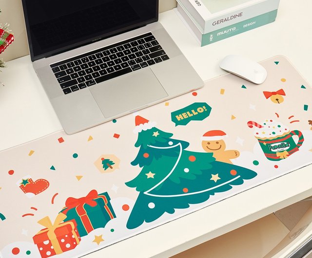クリスマスツリーの大きなマウスパッドかわいいクリスマス塗装のマウスパッド ショップ Halostudio マウスパッド Pinkoi