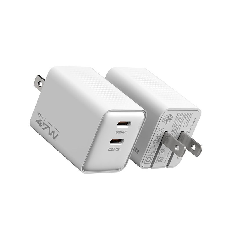 Hipporizz Chargo 47W 氮化鎵快充充電器 - 科技小物 - 塑膠 白色