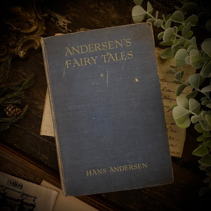 英國1936年出版安徒生童話集Hans Andersens Fairy Tales - 雜誌/書籍/小誌 - 紙 綠色